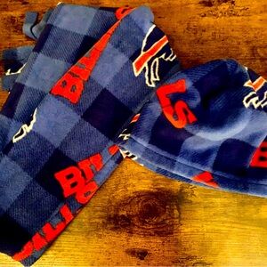 Buffalo Bills hat and scarf